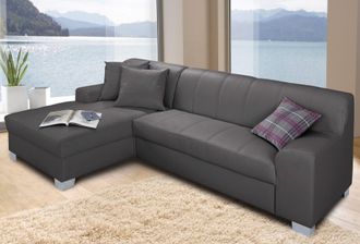 Inosign Ecksofa »Anzio, elegant und gemütlich, Breite 239cm, L-Form« wahlweise mit Bettfunktion