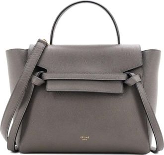Celine Belt Bag Textured Leather Micro satchel - Grijs