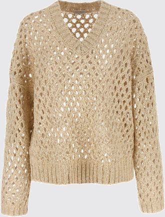 Brunello Cucinelli Pullover traforato Brunello Cucinelli in seta e lino