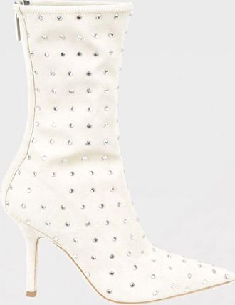 PARIS TEXAS Stivale Holly Paris Texas in camoscio con strass