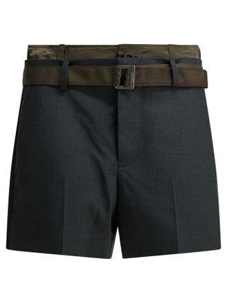 sacai Sacai X Suiting Formal Shorts