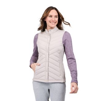 Free Country Womens Hybrid Button Front Vest