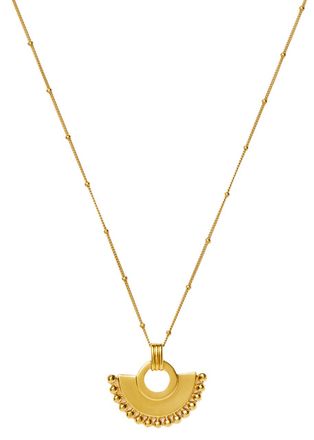 ネックレス・ペンダント Black Stone And Enamel Necklace - Missoma - Gold - l Missoma Black Stone and Enamel Necklace | Shopbop