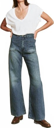 The Great. High-Waisted Dock Jean In Marina Wash