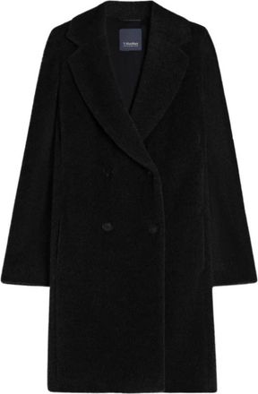 Max Mara Dames, Mantels, Zwart, Maat: S Wol