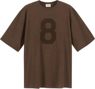 8pm Edgartown Shirt - Heren - T-shirts - Bruin - M - Katoen - Tops