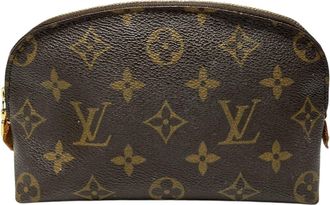 Louis Vuitton Brown Monogram Canvas Pouch (Pre-Owned)