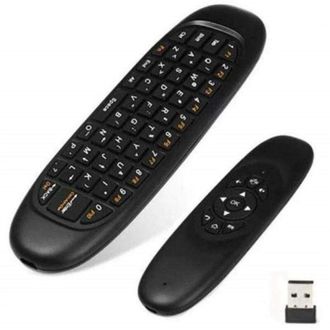 Trade Shop Trade Shop - Control Remoto Inal&aacute;mbrico Recargable Teclado Remoto Del Teclado Rgb Q-a09 Caja De Tv Inteligente
