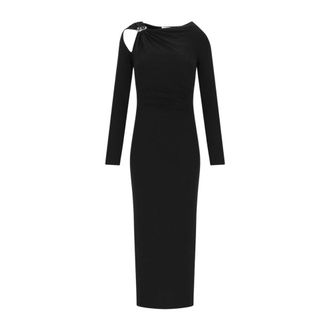 Marella Kleedjes, Dames, Zwart, XS, Patto Lange Jurk