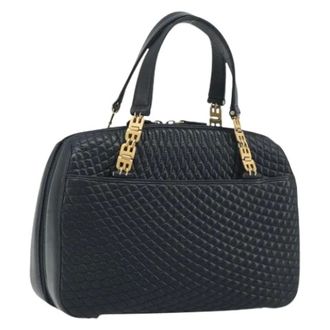 Bally Pre-owned Hand Bag - Dames - Pre-owned - Zwart - Maat: ONE Size Leer