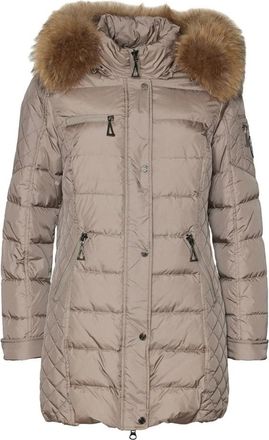 Danwear Alfa Down Coat - Dames - Dons jassen - Bruin - XL - Leer - Jassen