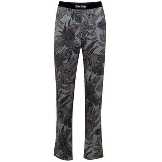 Tom Ford Gray Silk Mens Nightgown