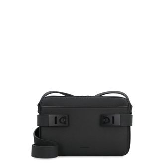 Ferragamo Gancini Leather Shoulder Bag