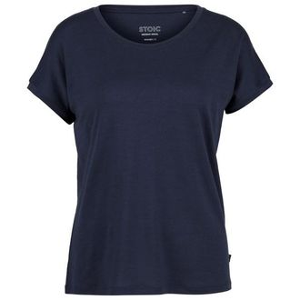 Stoic MerinoPure180 HaldenSt. T-Shirt Merinoshirt f&uuml;r Damen | blau