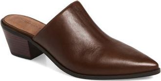 Chocolat Blu Cellia Pointed Toe Mule in Brown Leat at Nordstrom, Size 6.5