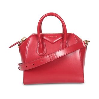 Givenchy Mini Antigona Bag - female - Givenchy - Handbags - Red - ONE SIZE - Bags