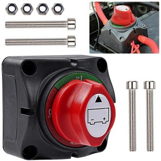 OEM Interruptor De Desconexi&oacute;n De Bater&iacute;a De 12v-48v: Interruptor De Desconexi&oacute;n De Bater&iacute;a De Coche De 48v 275a - Interruptor Aislador De Bater&iacute;a Para Ba