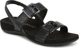 Vionic Womens Reese Sandal In Black