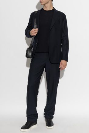 Giorgio Armani Cashmere Blazer, Mens, Navy Blue