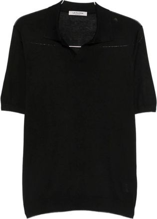La Fileria Sweater Fileria - Heren - Polos - Zwart - 4XL - Tops