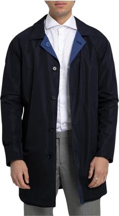 Corneliani Jassen, Heren, Blauw, S, Single-Breasted Coat