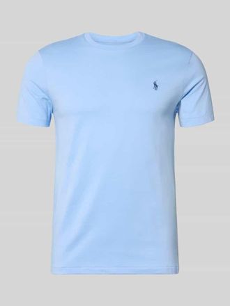 Polo Ralph Lauren Regular Fit T-Shirt aus reiner Baumwolle in Hellblau, Gr&ouml;&szlig;e XXL