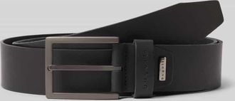 Bugatti Lederg&uuml;rtel mit Dornschlie&szlig;e in Black, Gr&ouml;&szlig;e 105