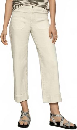 Sanctuary Marine Crop Pant In French Vanilla