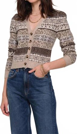 Heartloom Ruta Cardigan In Beige