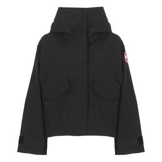 Canada Goose Light Jackets, female, Black, Size: XS Tofino Rain Jacket