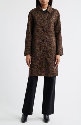 Bcbgmaxazria Paneled Faux Suede Coat in Leopard at Nordstrom Rack, Size X-Small