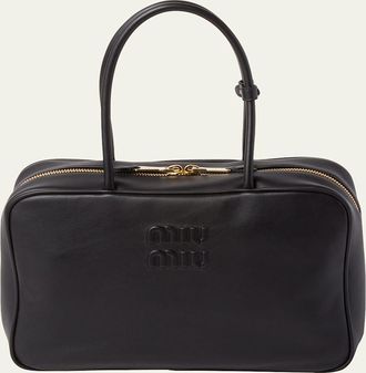 Miu Miu Beau Leather Top-Handle Bag