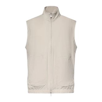 Eleventy Vests, male, Beige, Size: 2XL Zipped Vest