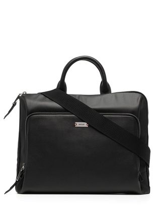 Bally Laptophoes met logoplakkaat - Zwart
