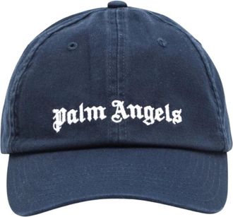 Palm Angels Caps, male, Blue, Size: ONE SIZE Stylish Hat for Fashionable Looks