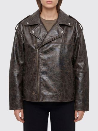 The Garment Giacca The Garment in pelle effetto used