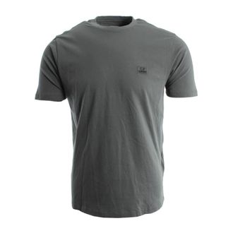 C.P. Company T-Shirts, male, Gray, Size: S T-shirt