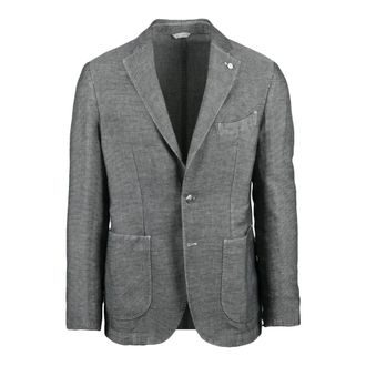 L.B.M. 1911 Blazers, male, Gray, Size: 2XL Stondato Jacket