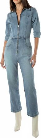 &Eacute;tica Fayette Denim Jumpsuit In Stellar
