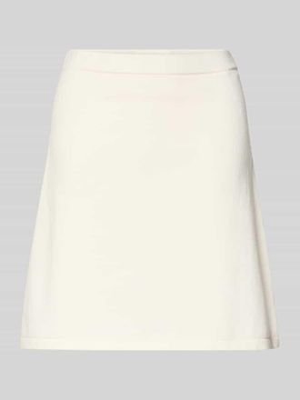 Selected Eng anliegender Mini-Rock aus reiner Baumwolle Modell AMOUR in Offwhite, Gr&ouml;&szlig;e XL