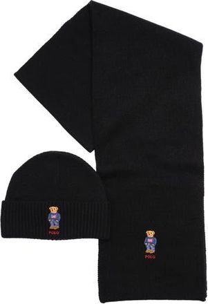 Polo Ralph Lauren Flag Bear Gift-Set in Polo Black at Nordstrom