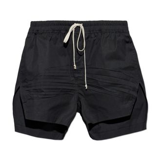 Rick Owens Casual Shorts, male, Black, Size: M Cotton Shorts