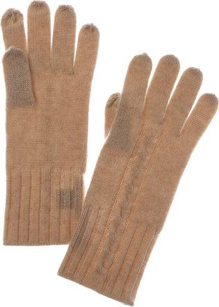 Sofiacashmere Classic Cable Cashmere Gloves