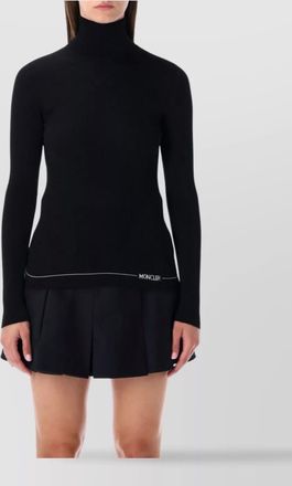 Moncler fitted turtleneck knitwear long sleeves