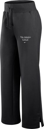 Nike Womens Phoenix Fleece Softball Pants in Black | W75769SB25-BLK