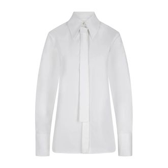 Jil Sander Dames, Blouses & Shirts, Wit, Maat: M Katoen