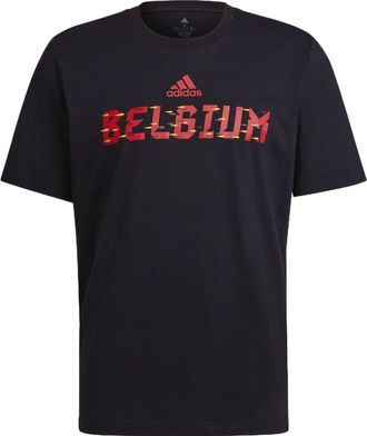 adidas FIFA World Cup 2022 Belgium T-shirt Black Red HD6359