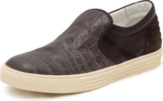 Hogan R206 Slip-On 5V5 - Heren - Sneakers - Bruin - 44 EU - Schoenen