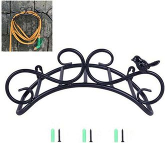 OEM Soporte Para Manguera De Jard&iacute;n, Montaje En Pared, Soporte Para Manguera De Jard&iacute;n, Soportes Decorativos De Pared, Soporte De Hierro Fundido Para Mang