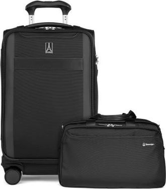 Travelpro Versapack + Softside Carry On & Underseat Travel Tote Bag Luggage Set in Black at Nordstrom